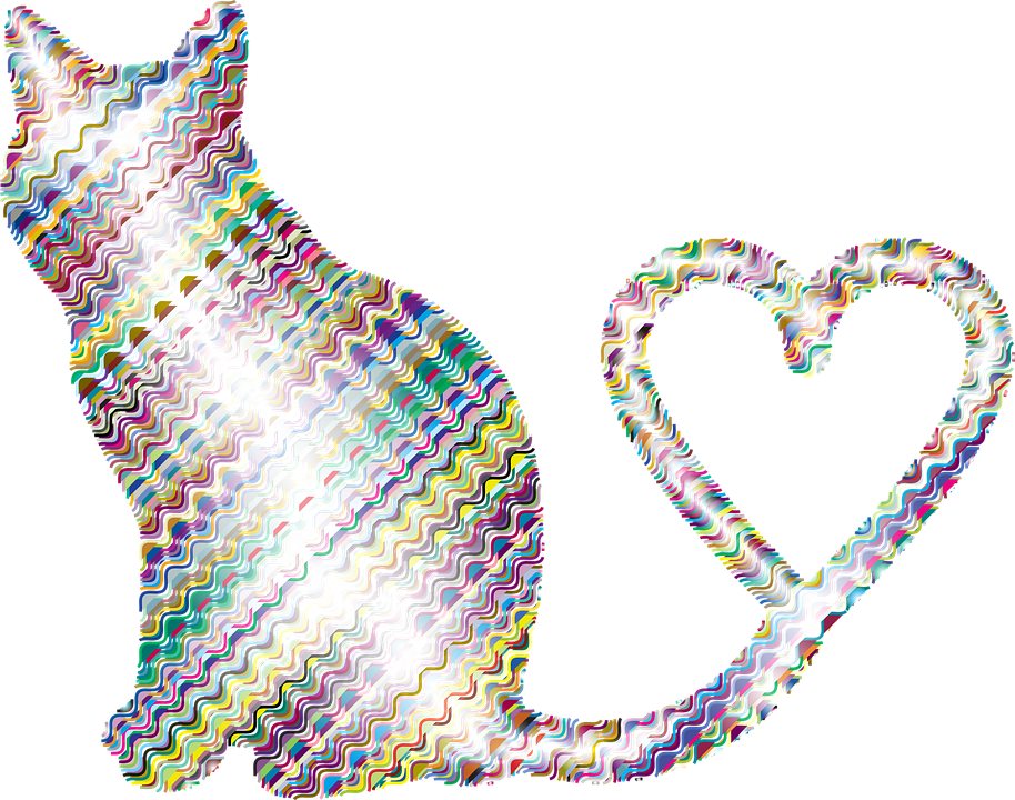 Animal, Cat, Feline, Kitty, Kitten, Pet, Silhouette - Cat (914x720), Png Download