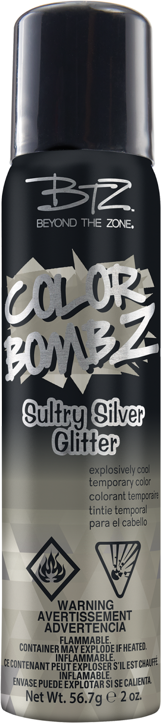 Sultry Silver Glitter - Beyond The Zone Color Bombz (1500x1500), Png Download