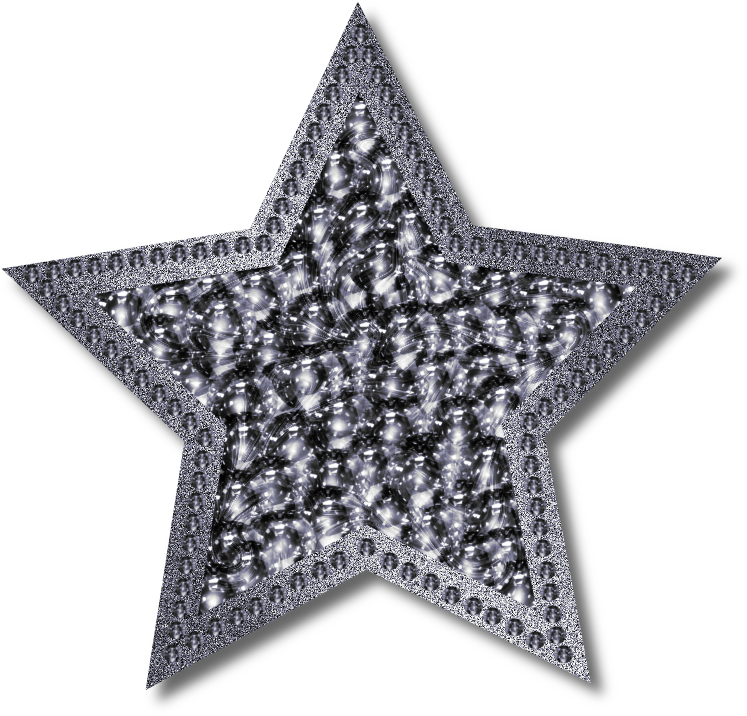 Silver Png Hd - Star Shape Silver Png (759x728), Png Download