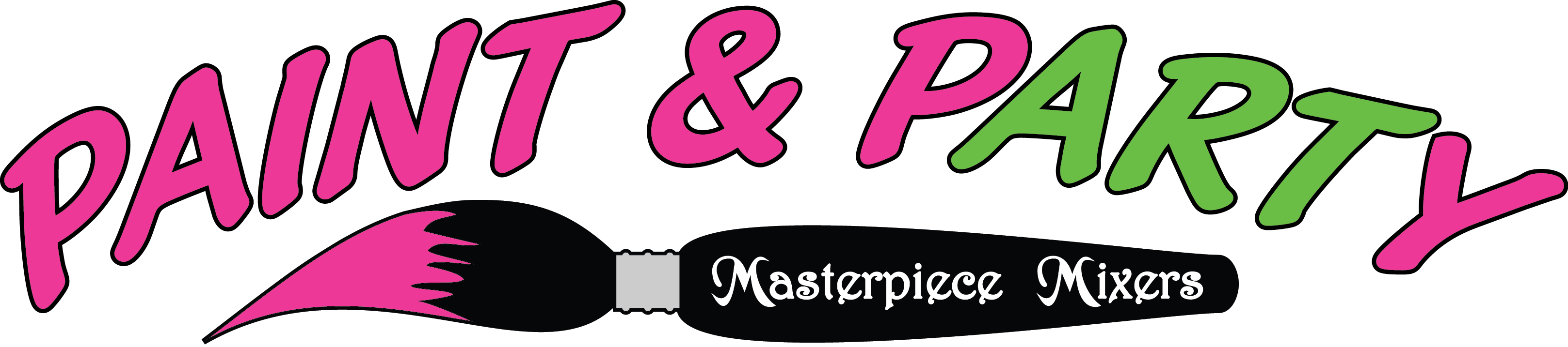 Masterpiece Mixers Johnson City - Paint And Party Masterpiece Mixers (3234x717), Png Download