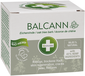 Balcann Oak Tree Bark Organic Ointment 50ml - Balcann Hautsalbe Mit Eichenrindenextrakt, 15ml (52,67 (500x500), Png Download