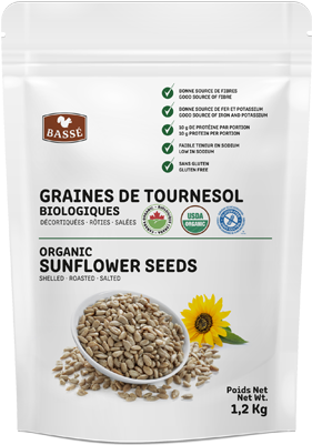 626394311906 Organic Sunflower Seeds - Basse Organic Sunflower Seeds (400x400), Png Download