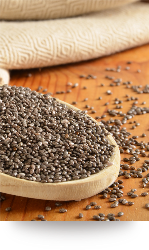Chia Seed - Superfood (507x1014), Png Download