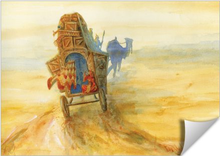 Desert Caravan - Deviantart (674x516), Png Download