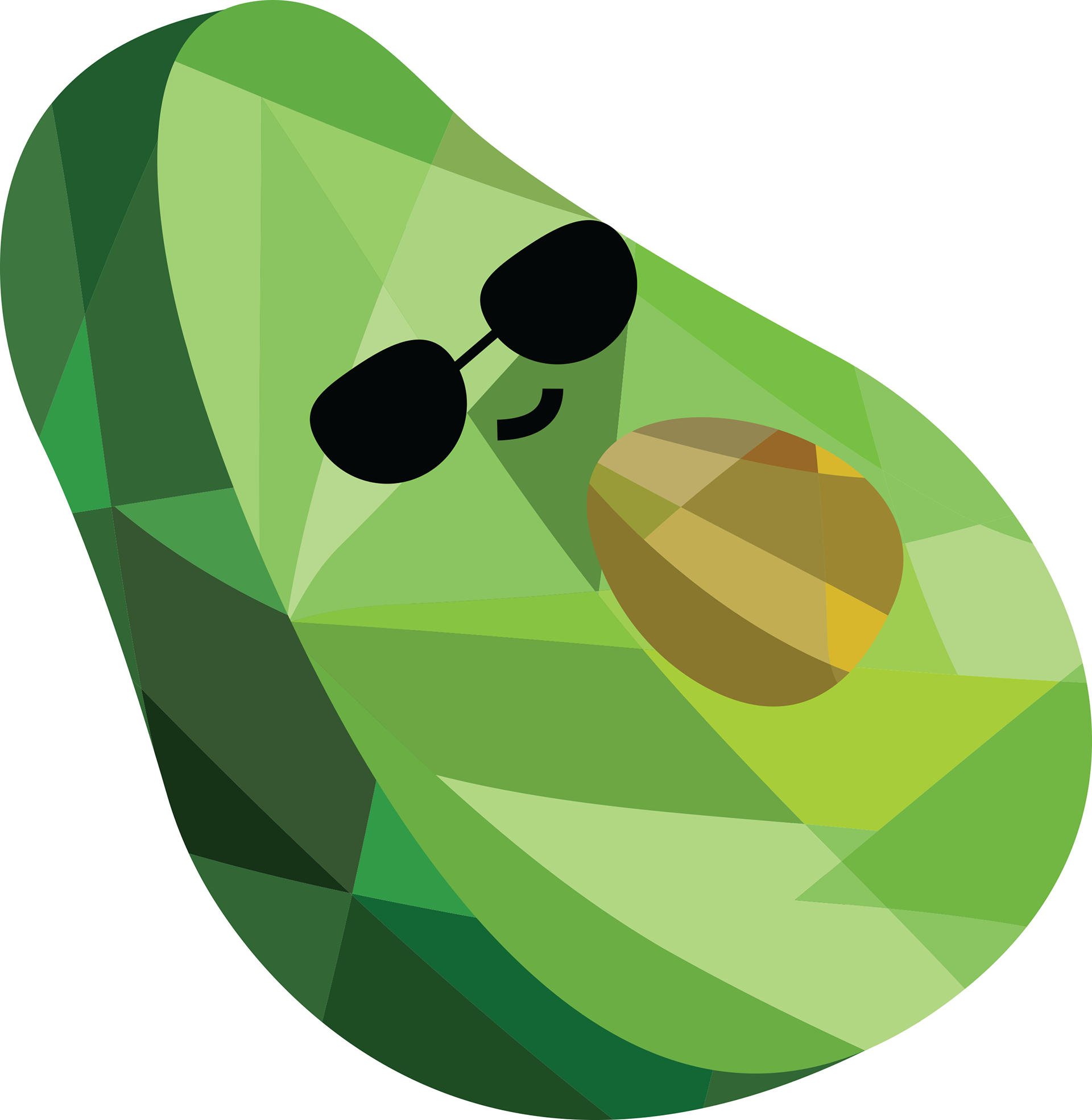Avocado For Arikadou's Sweater Merch - Arikadou Avocado (1920x1969), Png Download