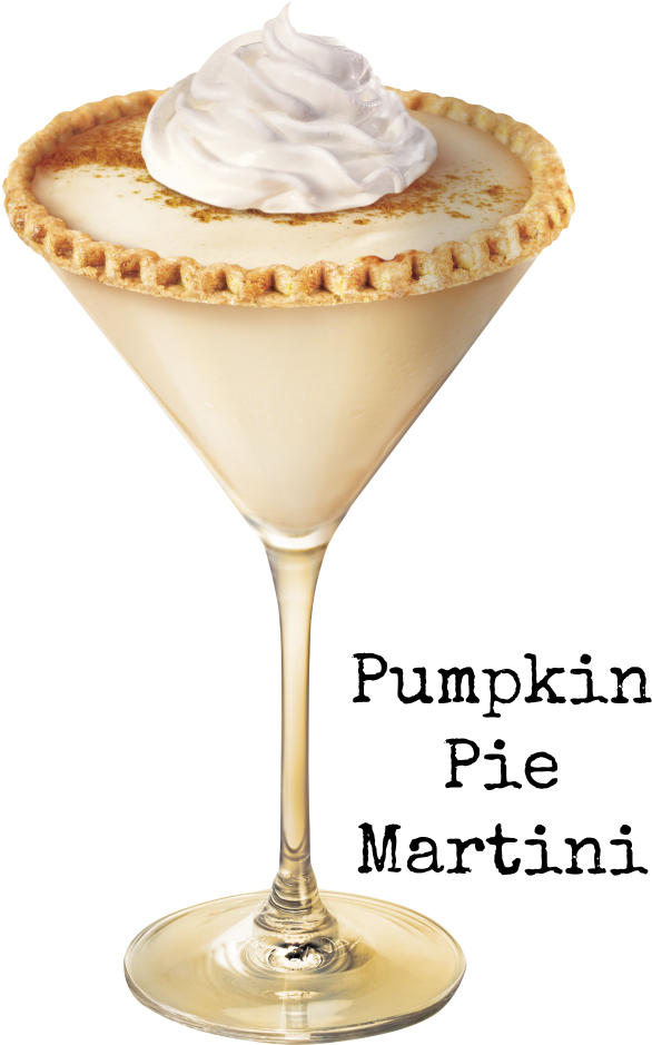 The Perfect Pumpkin Pie Martini For Thanksgiving - Set Of Four Stud Earrings- Bridesmaids Gift Idea- Everyday (700x1023), Png Download