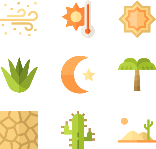 Desert - Icon (600x564), Png Download