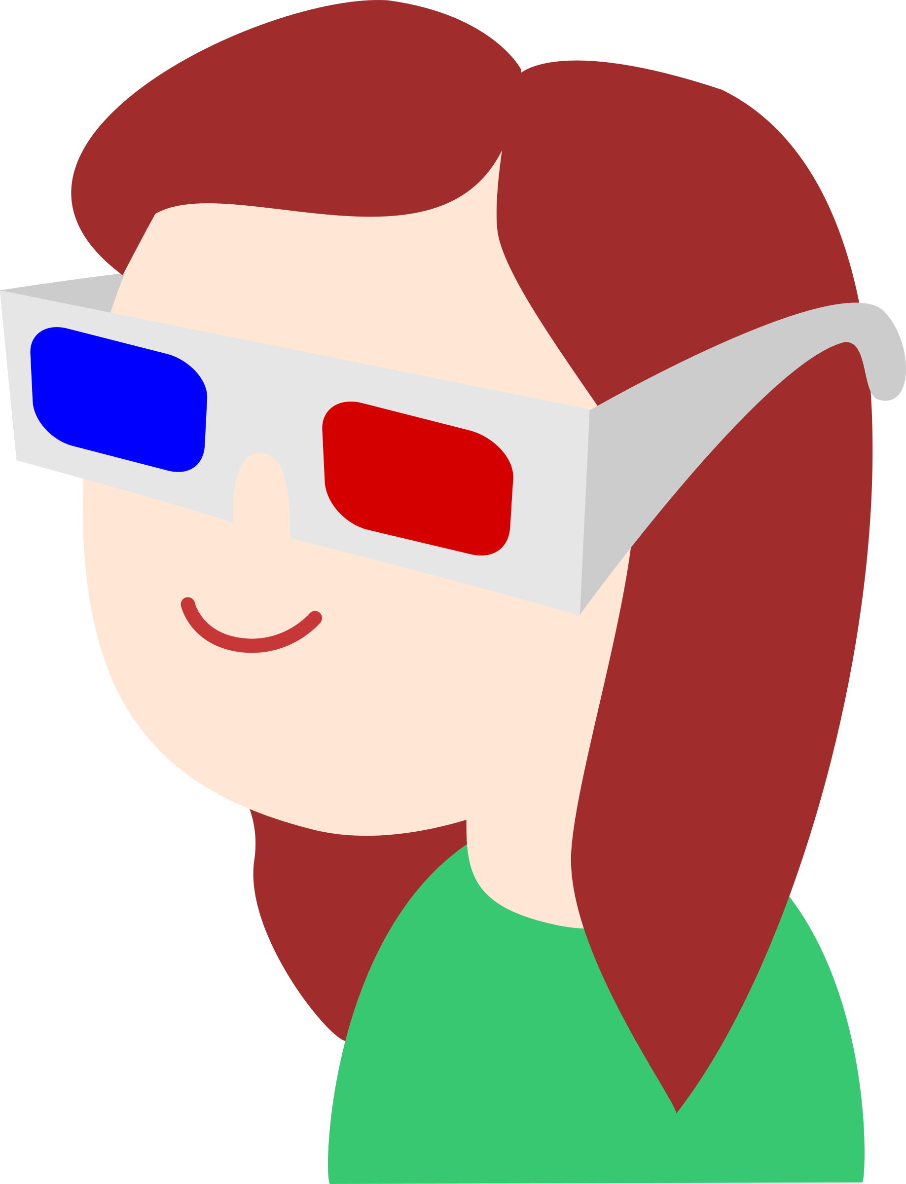 Clip Black And White Download 3d Glasses Clipart - Polarized 3d System (1837x2400), Png Download
