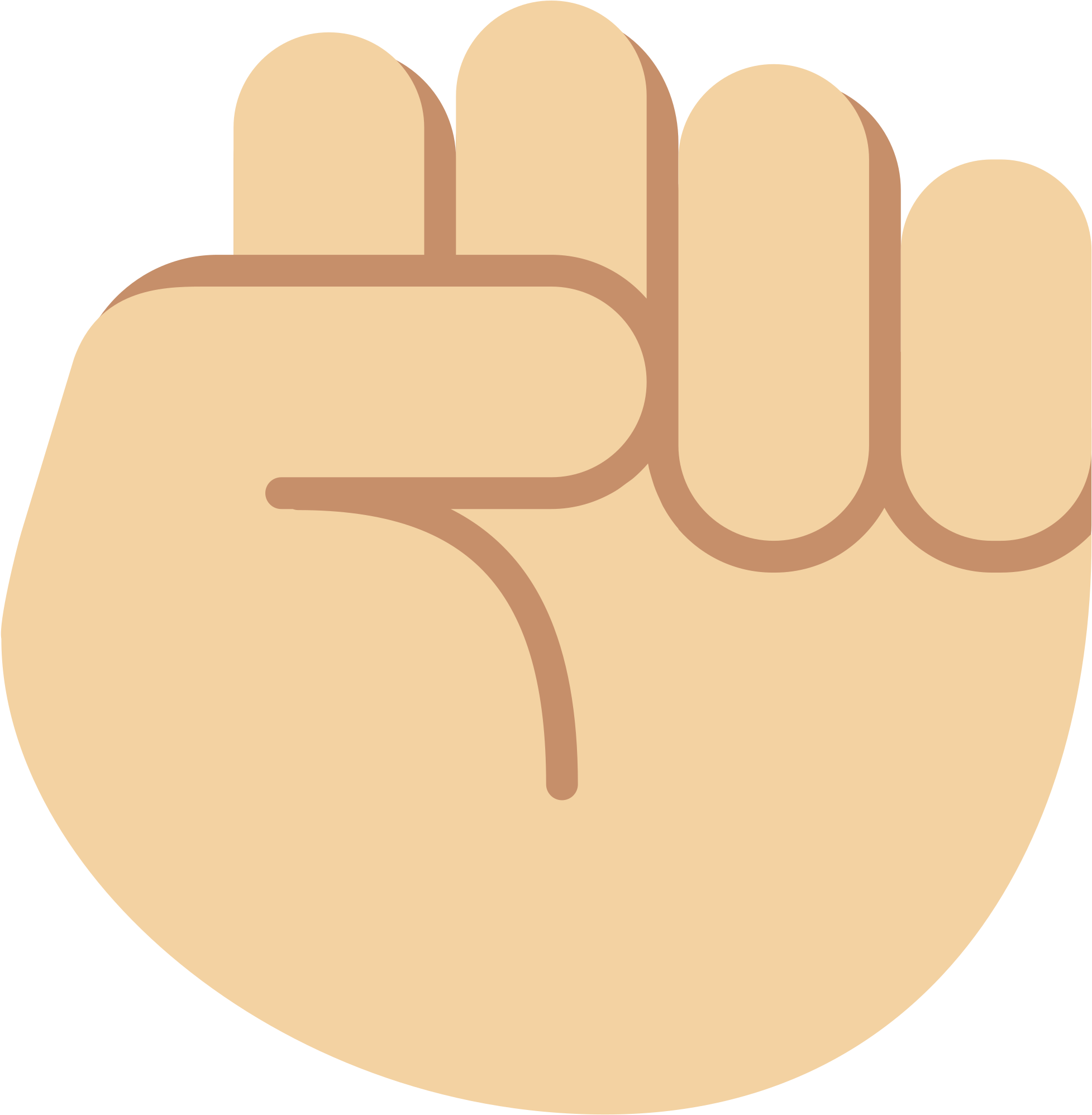 Raised Fist (2048x2048), Png Download