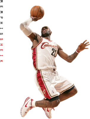Lebron James Cavs Png - Lebron James Cavs No Background (303x400), Png Download