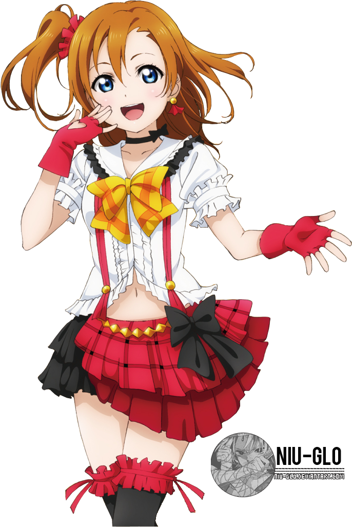 Render Deviantart Dancer Chinese Anime Png Render Png - Honoka Kousaka Love Live (686x1027), Png Download