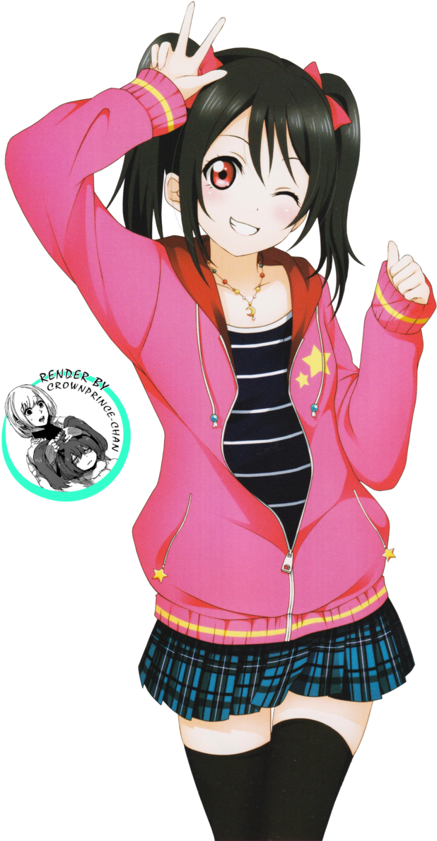 Love Live Nico Png - Love Live Nico Render (672x1190), Png Download