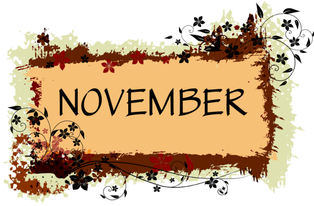 28 Collection Of November Clipart Png (639x420), Png Download