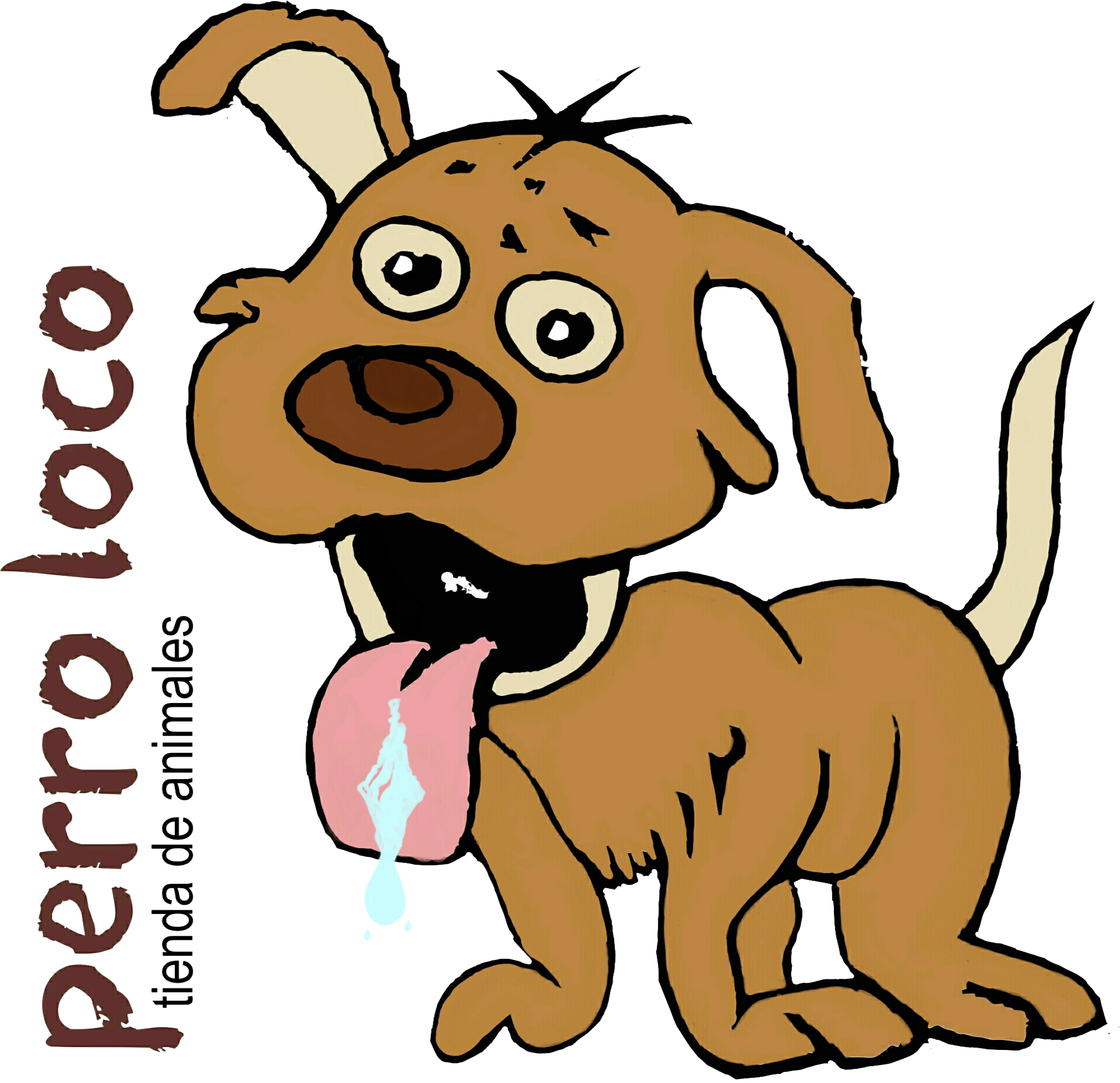 Logo Png Perro Loco Con Letras 2 Reducido - Letras Con Perros (2000x1935), Png Download
