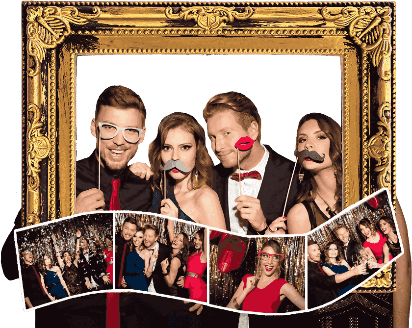 Photobooth Rental Services Bring The Life To Your Party, - Kit De Accesorios Y Marcos Para Photocall (839x704), Png Download