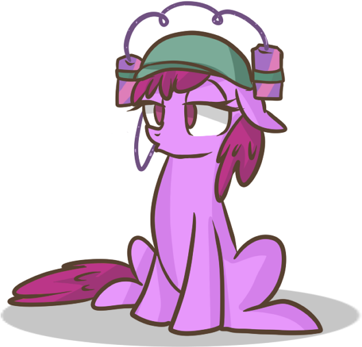 Lolepopenon, Berry Punch, Berryshine, Drinking Hat, - Mlp Berry Punch Art (545x578), Png Download