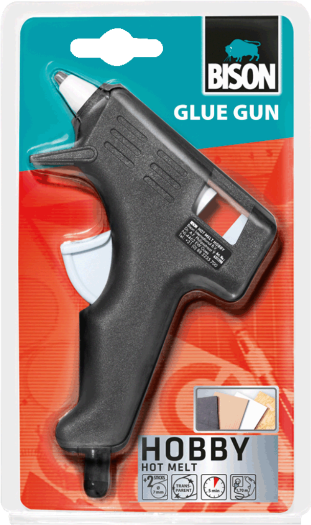 Glue Gun Hobby - Bison Glue Gun Glue Gun Hobby (870x1280), Png Download