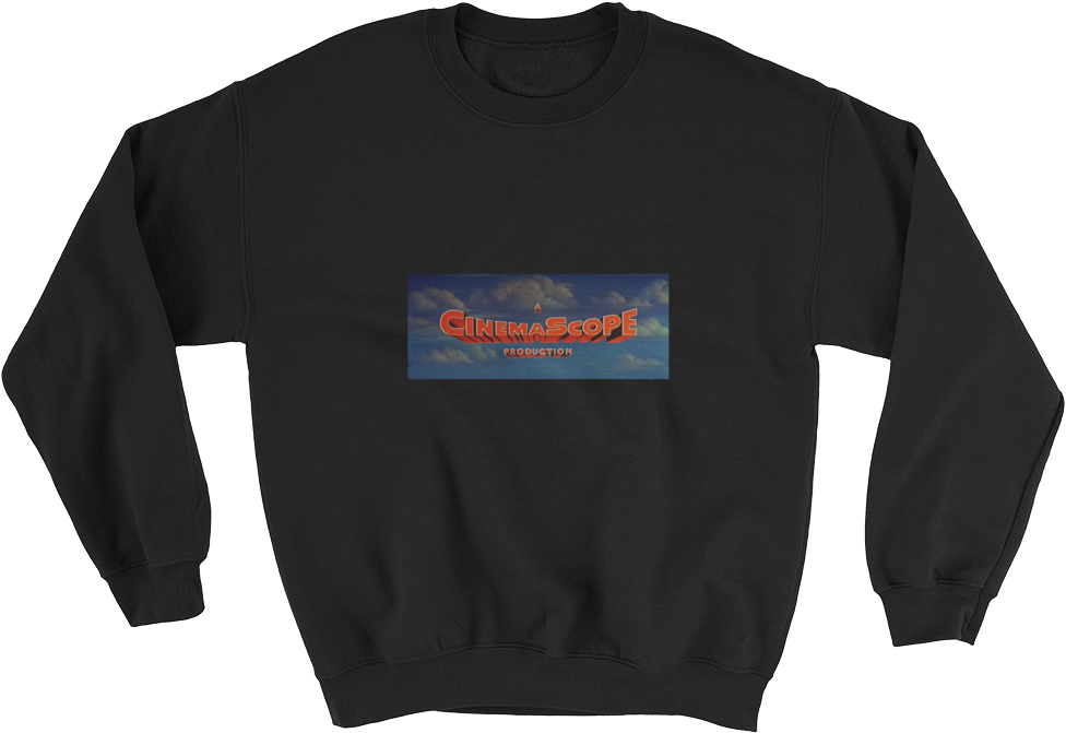 Cinemascope Crewneck Sweatshirt - Anime Sweatshirt (1000x1000), Png Download