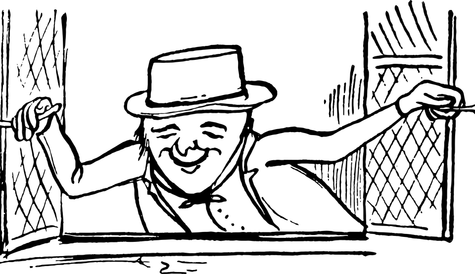 Laughing Man Png (960x554), Png Download