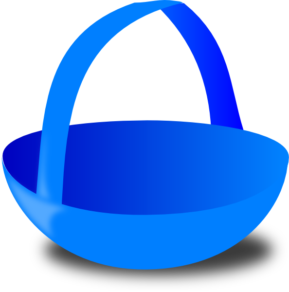 Easter Basket (594x600), Png Download