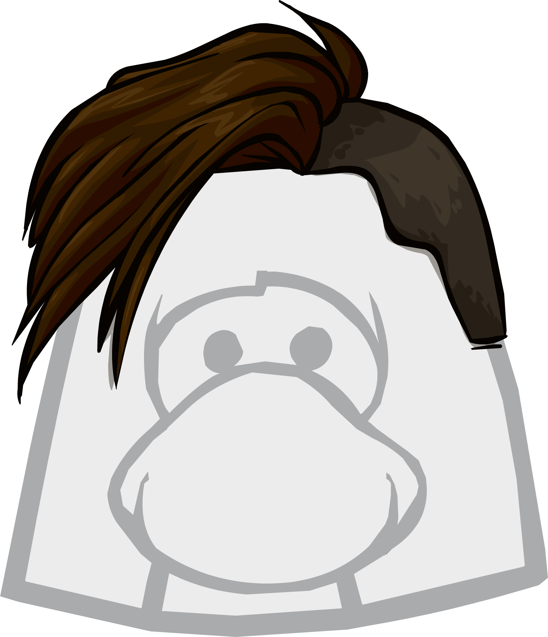 The Buzz Star Icon - Club Penguin The Right (1804x2095), Png Download