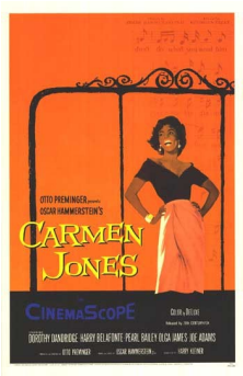 Cinema - Posterazzi - Top Seller Carmen Jones Movie Poster Print (608x342), Png Download