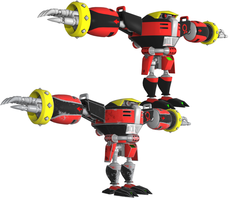 Download Zip Archive - Sonic Forces E 123 Omega (750x650), Png Download