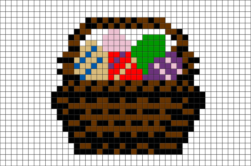 Easter Basket (880x581), Png Download