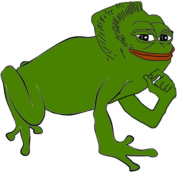 7382535 - >> - Pepe Normies Get Out (735x657), Png Download