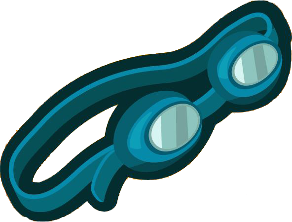 Swimming Goggles - Swimming Goggles Clipart Png (592x450), Png Download