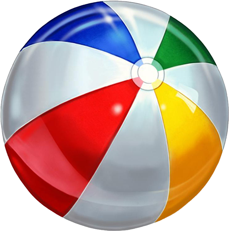 Swimming Pool Ball Png Transparent Image - Swimming Ball Png (800x800), Png Download