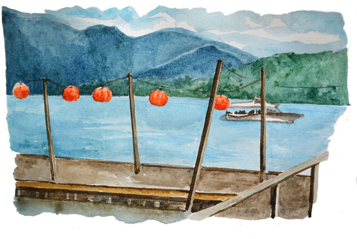 A Series Of Watercolors That Illustrate The Quiet Spaces - Watercolor Paint (1200x789), Png Download