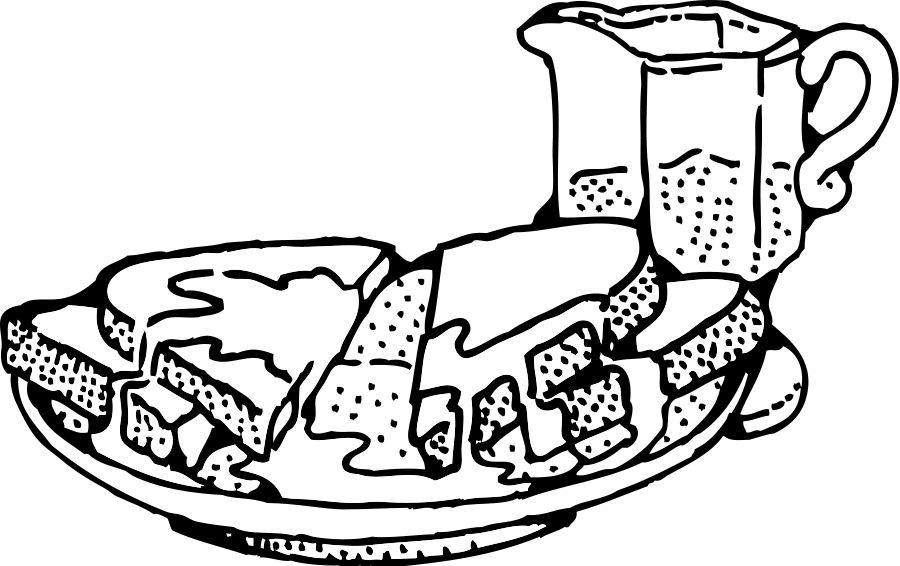 French Toast Clipart Png (600x377), Png Download