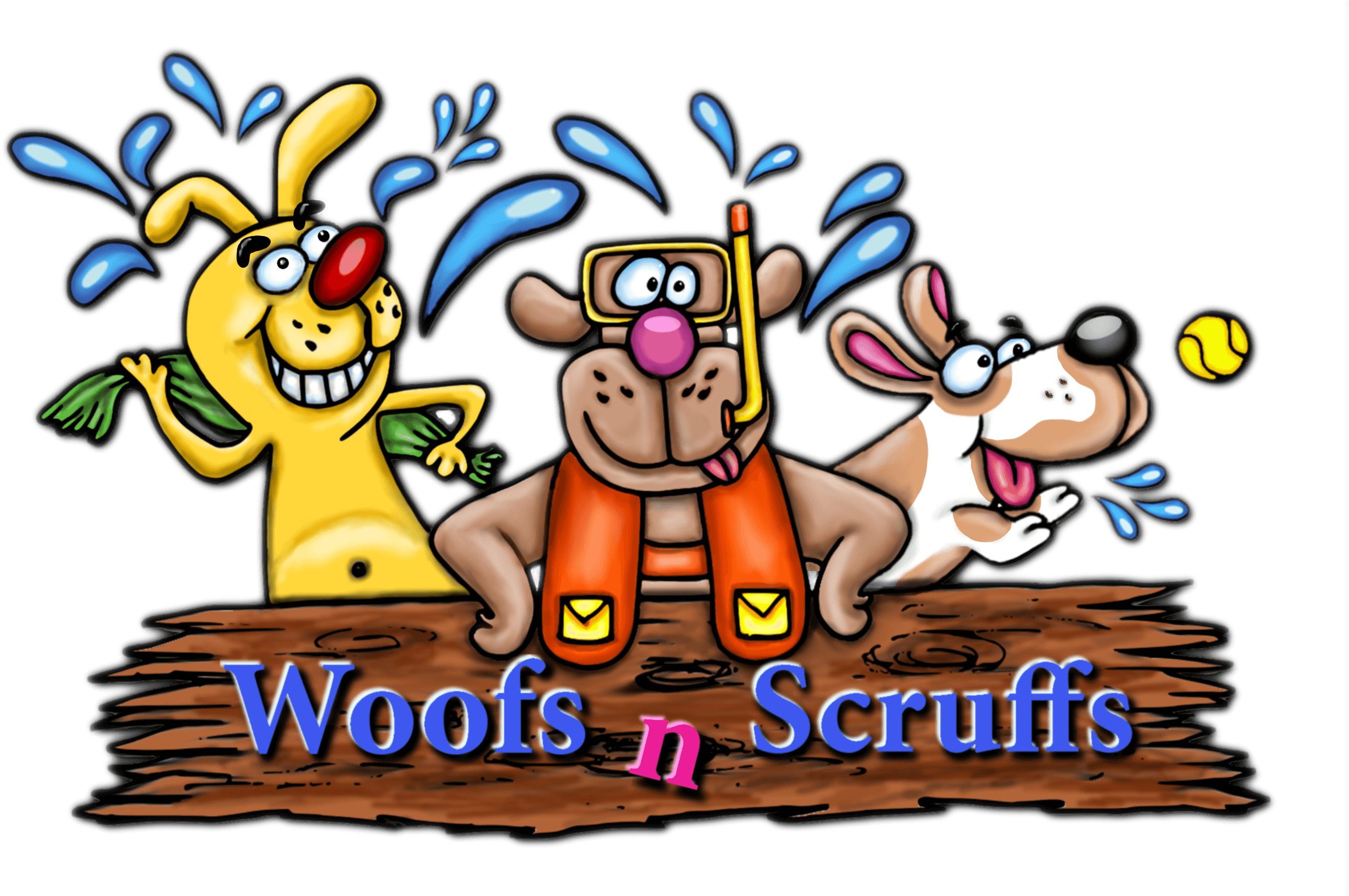 Logo-png Copy - Woofs N Scruffs (2721x1718), Png Download
