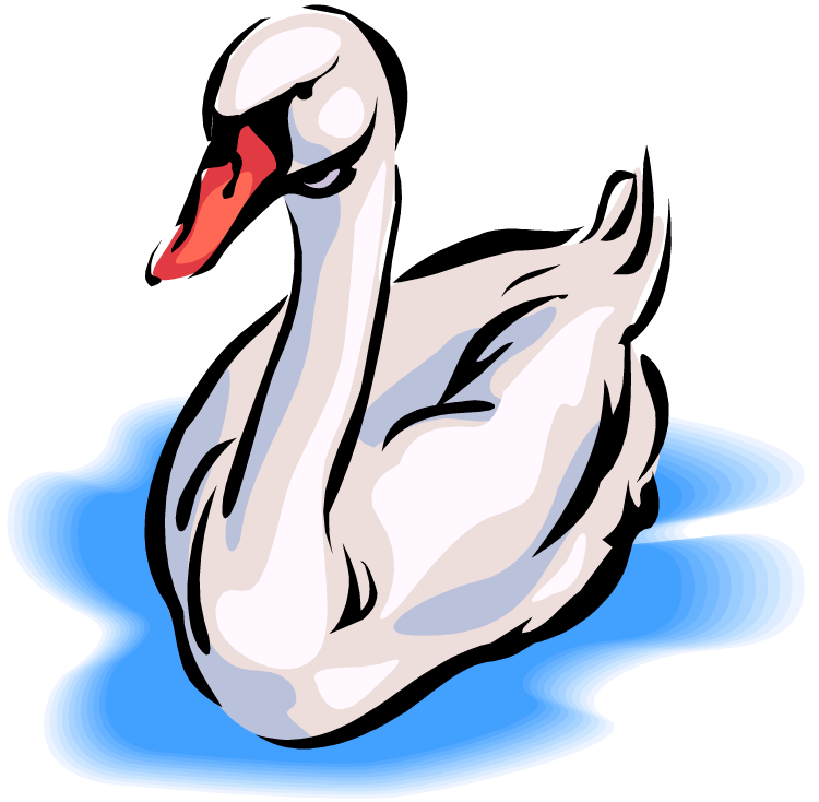 Clip Arts Related To - Swan Clipart Png (750x734), Png Download