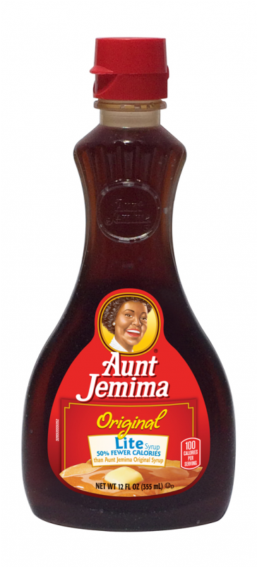 Aunt Jemima Original Lite Syrup 12fl - Aunt Jemima Syrup (800x800), Png Download