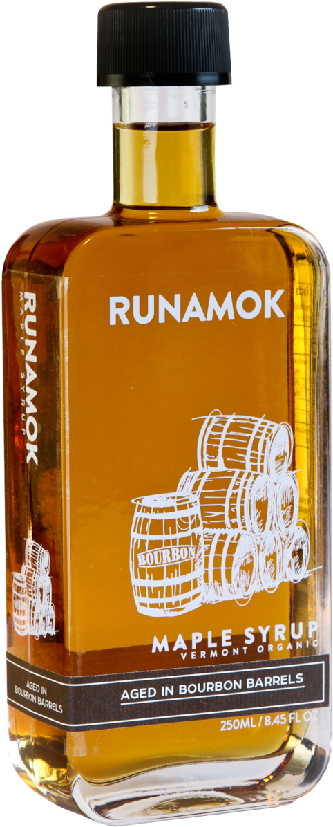 Bourbon Barrel-aged Organic Maple Syrup - Barrel (500x1212), Png Download