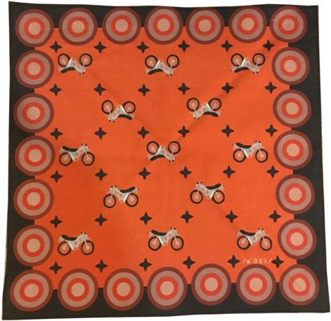 Psychedelic Moto Bandana - Kerchief (570x600), Png Download