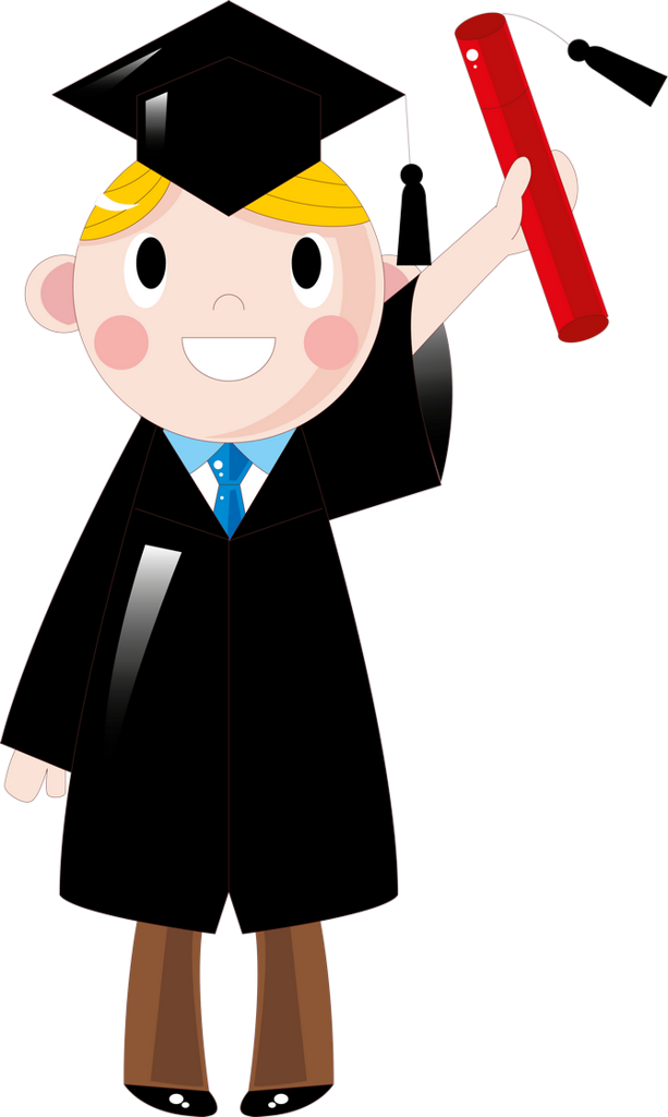 School Children 121 - Cartoon Student (613x1024), Png Download