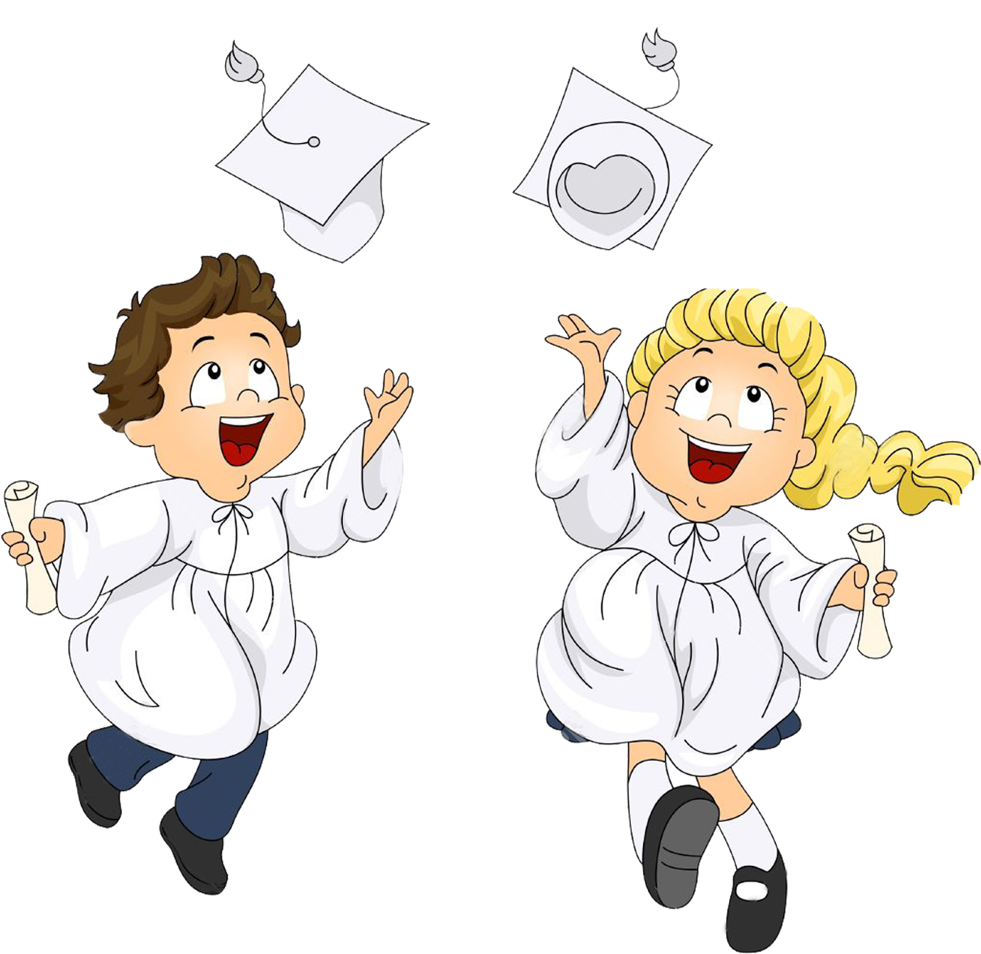 Kid Graduate Png - Clip Art (1600x1455), Png Download
