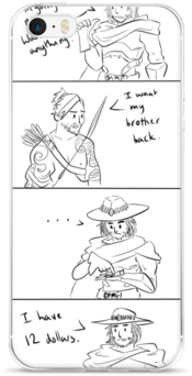 Mcree And Hanzo Funny Comic - Hanzo And Mccree Comic (400x400), Png Download