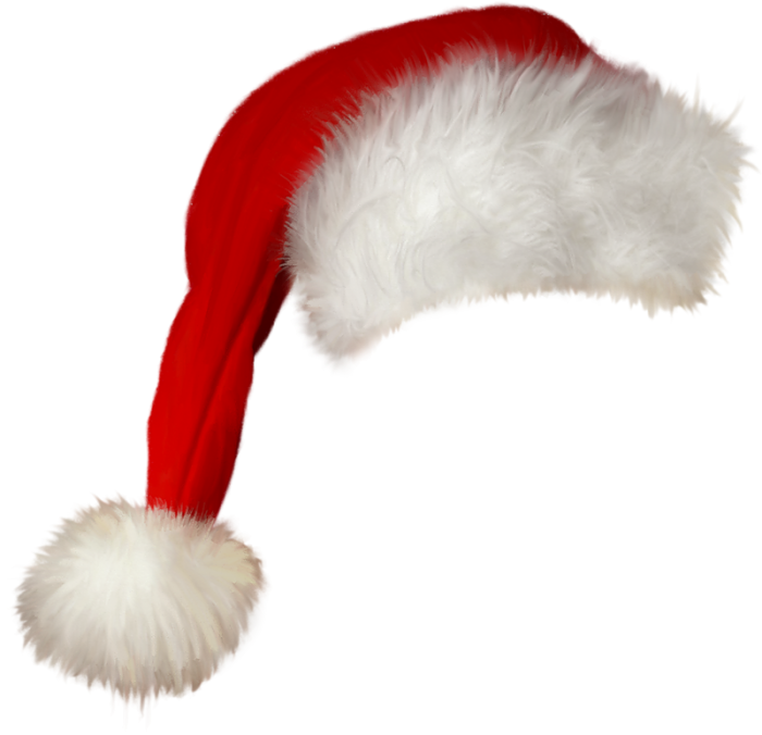 Free Santa Hat Png Tumblr - Новогодние Шапочки Для Фотошопа (700x676), Png Download