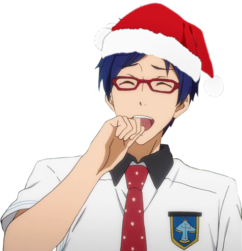 Transparent Rei Santa Hat Santa Hat Transparent Tumblr - Cartoon (485x505), Png Download