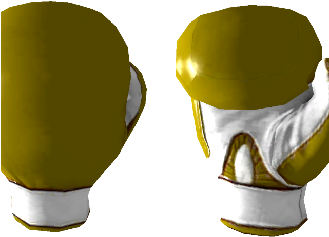 Katana Clipart Fallout New Vegas - Golden Boxing Gloves (640x480), Png Download