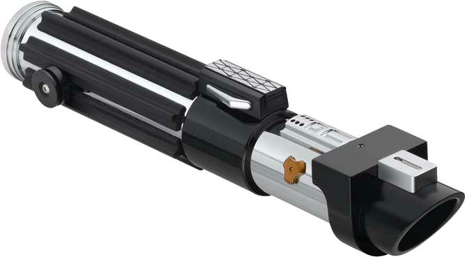 Download Hd Darth Vader S Lightsaber Hilt Darth Vader Episode 3 Lightsaber Transparent Png Image Nicepng Com