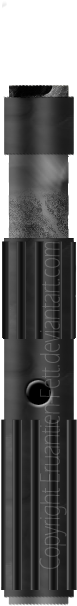 Lightsaber Hilt Png Clip Download - Black Lightsaber Hilt Png (300x800), Png Download