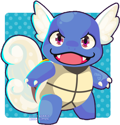 Wartortle Cute - Pokemon Wartortle Fanart (402x420), Png Download