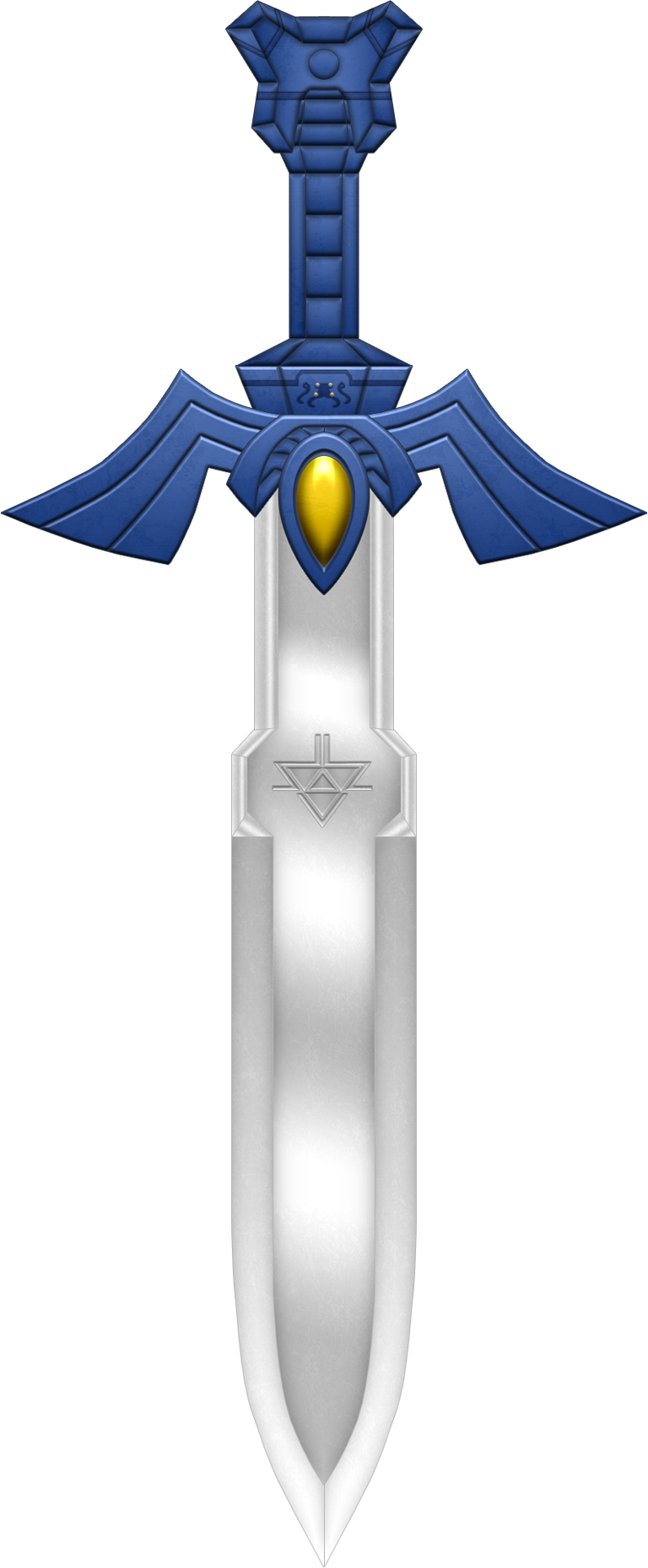 Ww Master Sword By Blueamnesiac - Wind Waker Master Sword Drawing (768x1860), Png Download