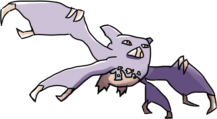 Alola Crobat - Alola (1000x1000), Png Download