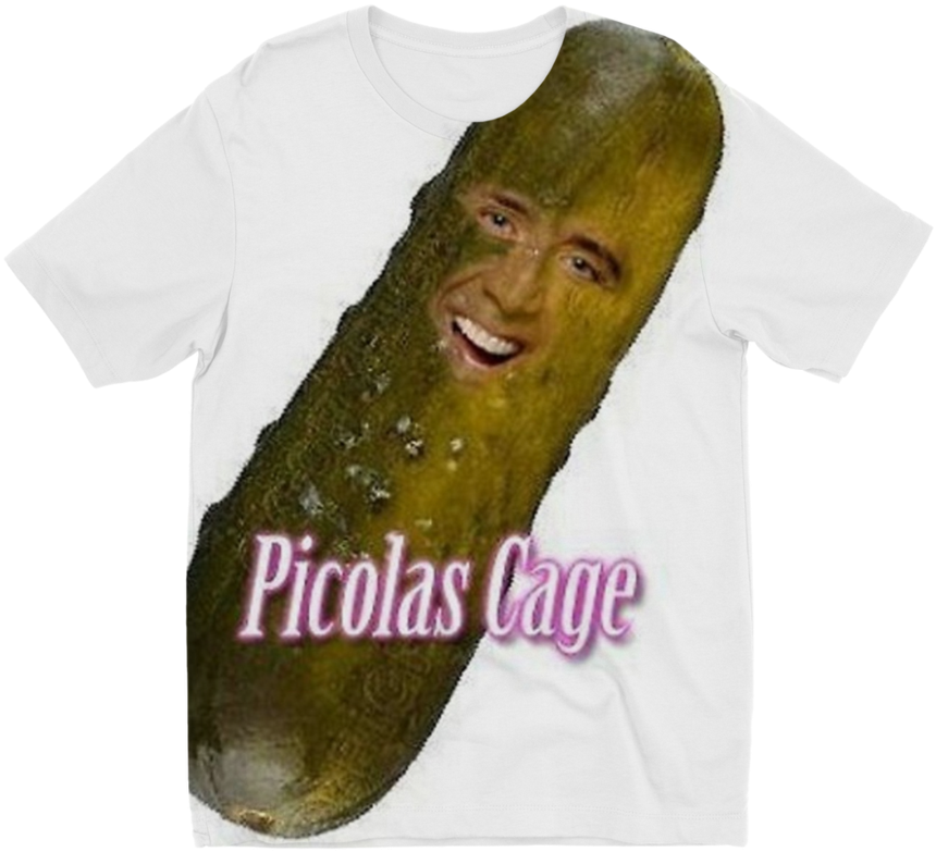Nicolas Cage/picolas Cage ﻿sublimation Kids T-shirt - Nicolas Cage Caged In A Nicholas Cage Cage (900x900), Png Download